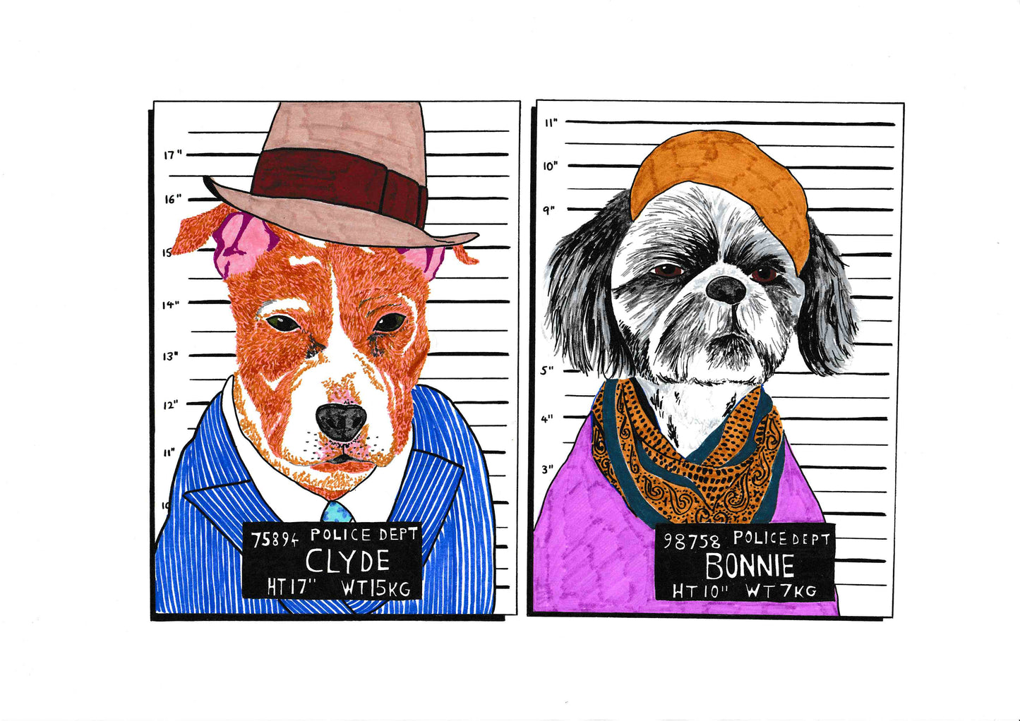 The 'Bonnie & Clyde' Print