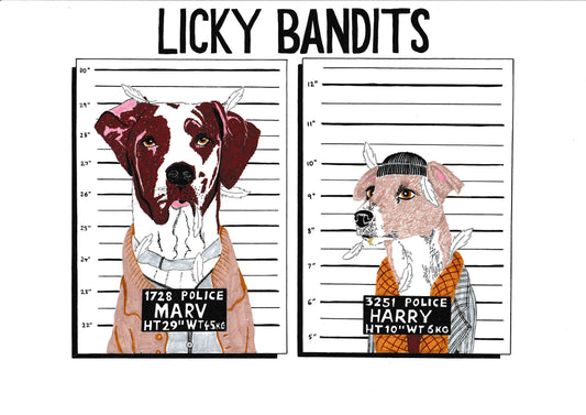 Home Alone Inspired.... 'The Licky Bandits"  Print